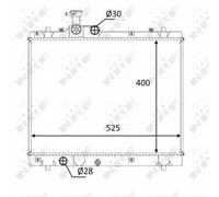 NRF 58397 Radiateur du moteur