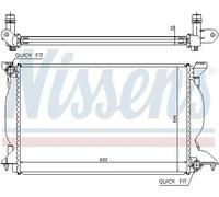 Radiateur d'eau Grille de radiateur soudée 60302A NISSENS pour AUDI A4 B6 A4 B7
