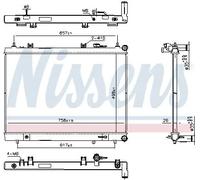 NISSENS 606308 Radiateur du moteur