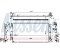 Nissens Radiateur moteur 606385 Grille soudée pour MINI