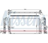 Radiateur d'eau Grille de radiateur soudée 606385 NISSENS pour MINI MINI