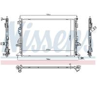 NISSENS 606404 Radiateur du moteur