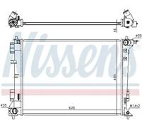 Radiateur d'eau Grille de radiateur soudée 606603 NISSENS pour KIA HYUNDAI