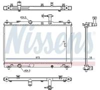 NISSENS 606736 Radiateur du moteur