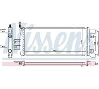 Radiateur d'eau Grille de radiateur soudée 606840 NISSENS pour HYUNDAI
