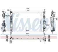 NISSENS 607184 Radiateur du moteur