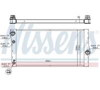 Radiateur d'eau 60769 NISSENS pour BMW 6 Décapotable 7 5 5 Gran Turismo 6 Coupé