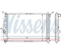 Radiateur d'eau Grille de radiateur soudée 61645 NISSENS pour DAEWOO KALOS