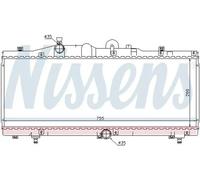 Radiateur d'eau Grille de radiateur soudée 61671 NISSENS pour FIAT BARCHETTA
