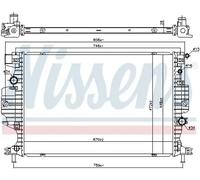 Radiateur d'eau Grille de radiateur soudée 620156 NISSENS pour FORD S-MAX