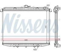 Radiateur d'eau Grille de radiateur soudée 62070A NISSENS pour FORD NISSAN