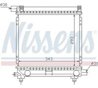 Radiateur (refroidissement du moteur) NISSENS 62551