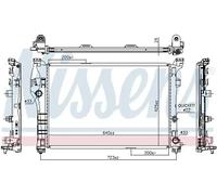 Nissens Radiateur d'eau 627044 Grille soudée pour Mercedes‑Benz