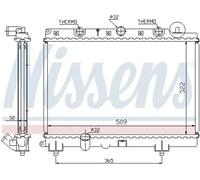 Radiateur d'eau Grille de radiateur soudée 64305A NISSENS pour ROVER MG