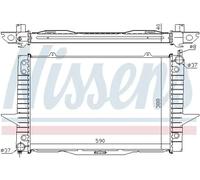 Radiateur d'eau Grille de radiateur soudée 65546A NISSENS pour VOLVO S70 V70 I