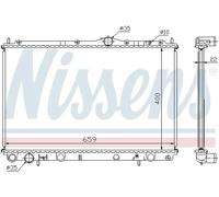 Radiateur, refroidissement moteur NISSENS 65559A
