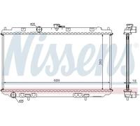 Radiateur d'eau Grille de radiateur soudée 67346A NISSENS pour NISSAN PRIMERA