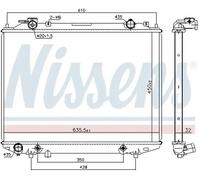NISSENS 68535 Radiateur du moteur