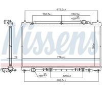 NISSENS 686805 Radiateur du moteur
