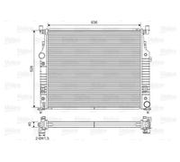 Valeo Radiateur de refroidissement 701569 - Compatible avec Mercedes-Benz GL, M et R-Class