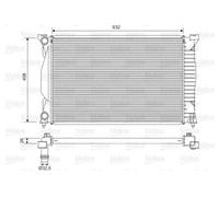 Radiateur, refroidissement du moteur VALEO 734269