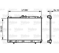 VALEO 735201 Radiateur du moteur