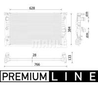 MAHLE CR 2324 000P Radiateur du moteur