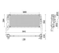 MAHLE CR 2763 000P Radiateur du moteur