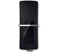 Radiateur design Zehnder Folio ZFH40805DG00000 FZHB-180-052/D, 1796 x 540 mm, noir mat/noir brillant