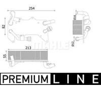 Radiateur d'huile de boîte de vitesses CLC 139 000P MAHLE pour AUDI A6 C7 A8 D4
