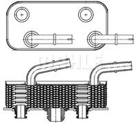 Radiateur d'huile de boîte de vitesses CLC 180 000S MAHLE pour BMW 3 3 Compact