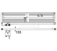 Radiateur d'huile, boîte automatique MAHLE CLC 232 000P