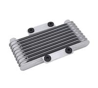 Radiateur D'huile de Moto à 8 Rangées, Argent 125ml, Faible Usure, Forte Puissance de Refroidissement pour GY6 Motocross ATV