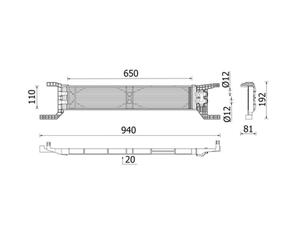 Radiateur d'huile MAHLE CLC 324 000P