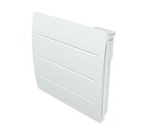 Carrera radiateur à inertie Fonte + Film 1500W - Horizontal et bombé - Blanc