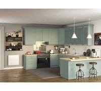 Radiateur double corps de chauffe horizontal Hekla - Blanc - 1000W