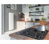 Radiateur double corps de chauffe vertical Hekla - Blanc - 1000W