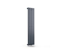 Radiateur Eau Chaude Chauffage Eau Chaude Faible Conso d'Energie Sèche-Serviette Mural 733W Gris