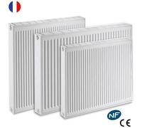 Radiateur eau chaude réversible Acier Blanc Type 21 Chauffage central DE DIETRICH Dimension - T21 HR L40xH70 582W