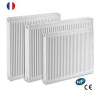 Radiateur eau chaude reversible Acier Blanc Type 21 Chauffage central DE DIETRICH Taille - T21 HR L150xH50 1661W XL Blanc