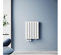 Radiateur eau chaude SIRHONA Acier Doux 60x46.5cm Blanc, Vertical Fixation par Crochet