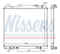 Radiateur Eau Pour Nissan NP300 Navara Châssis/Plateau Pathfinder III