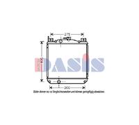 Radiateur Eau Pour Suzuki Swift II Berline Subaru Justy EA MA SF413