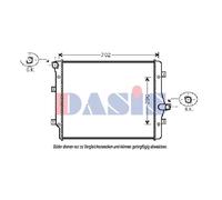 RADIATEUR Eau Pour VW Touran Passat Variant Audi A3 1T1 1T2 1T3 3C5 365