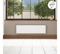 Radiateur électrique 1000W inertie fonte CHAMANE Nativ Plinthe connecté Blanc - INTUIS M198413