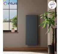 Radiateur électrique 1000W inertie fonte CHAMANE Nativ Vertical connecté Gris Anthracite - INTUIS M198223