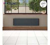 Radiateur électrique 750W inertie fonte CHAMANE Nativ Plinthe connecté Gris Anthracite - INTUIS M198422