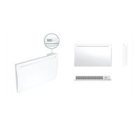 Radiateur électrique à inertie en céramique mural Batilec Oxia 1500W blanc