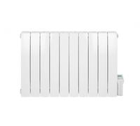 Radiateur électrique à inertie fluide 1800W DELTACALOR Telica cintré horizontal