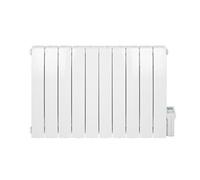 Radiateur électrique à inertie fluide 1800W DELTACALOR Telica cintré horizontal